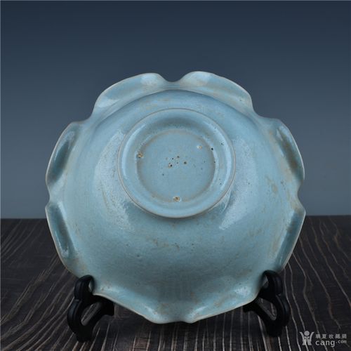 工藝品 瓷器 宋清涼寺汝窯瑪瑙釉荷葉碗古董古玩古瓷器文玩藝術(shù)收藏品